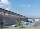 Chancerygate intends to build a 146,745 square foot urban logistics development at Sighthill, Edinburgh (CGI image).