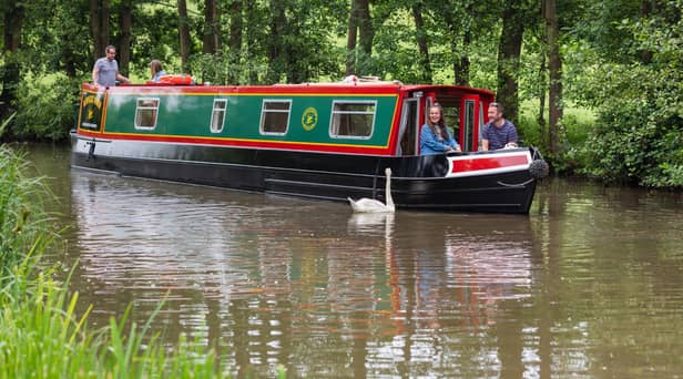 Cruising on the canal brings you close to nature