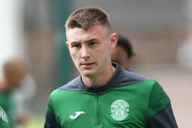 Jacob Blaney, 18, is a cultured central defender with a bright future at Hibs after making big strides forward this year. Picture: by Mark Scates / SNS