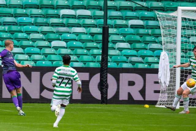 Josh Doig opened the scoring for Hibs against Celtic in a pre-season friendly.