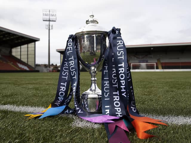 The SPFL Trust Trophy. Picture: SNS