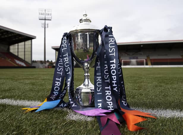 The SPFL Trust Trophy. Picture: SNS