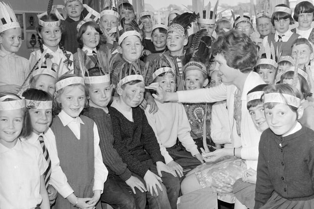 Pupils perform at Currie Secondary School's annual concert in June 1965.