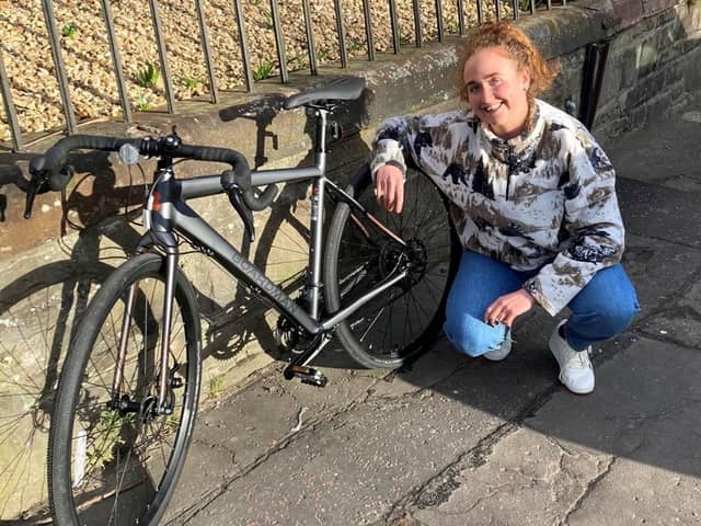 Hannah received Black Panther 2.0 from Halfords after the retailer heard the story of her bike theft