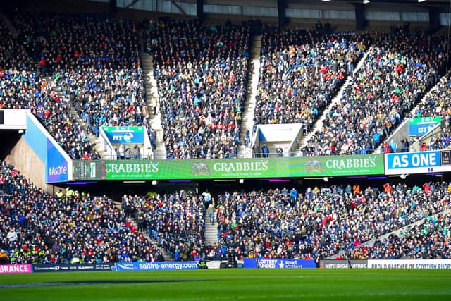 There will be fans in attendance when Scotland take on England in the Six Nations on Saturday, January 22. Picture: SNS