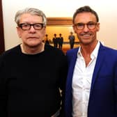 Marti Pellow joined Jack Vettriano for the launch of the artist's new Early Years exhibition at Kirkcaldy Galleries (Pic: Fife Photo Agency)