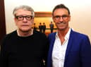 Marti Pellow joined Jack Vettriano for the launch of the artist's new Early Years exhibition at Kirkcaldy Galleries (Pic: Fife Photo Agency)