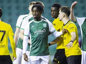 Hibs defender Kanayo Megwa has been in and around the first-team squad for some time now