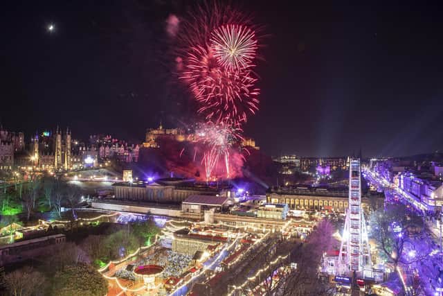 Edinburgh is set to party this weekend as part of the Hogmanay celebrations in the Capital. Photo by Jane Barlow/ PA.