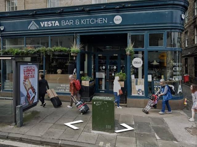 Vesta bar and Kitchen at the West end