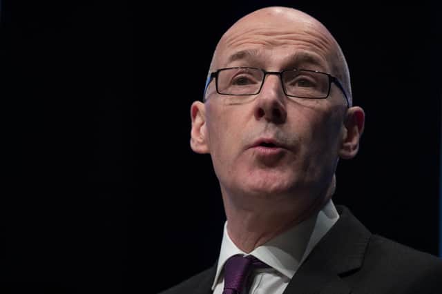 Education Secretary John Swinney made his comments in a radio interview