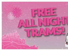 Edinburgh’s tram network will be rolling out free, late-night services for New Year’s Eve revellers across the city.