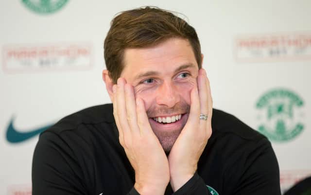Grant Holt didn't miss the chance to poke fun at Hearts