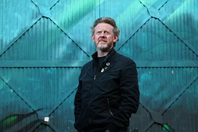 Colin McCredie converted his daughter's bedroom to allow him to stay in one of Scotland's first online plays after lockdown last year. John Devlin