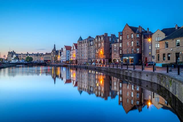 The Shore in Leith, Edinburgh's port, where the Golden Horizon ends its journey from Harwich, visiting Whitby, Newcastle upon Tyne and Berwick upon Tweed. Azamara Journey is also due to set sail from Leith in July.