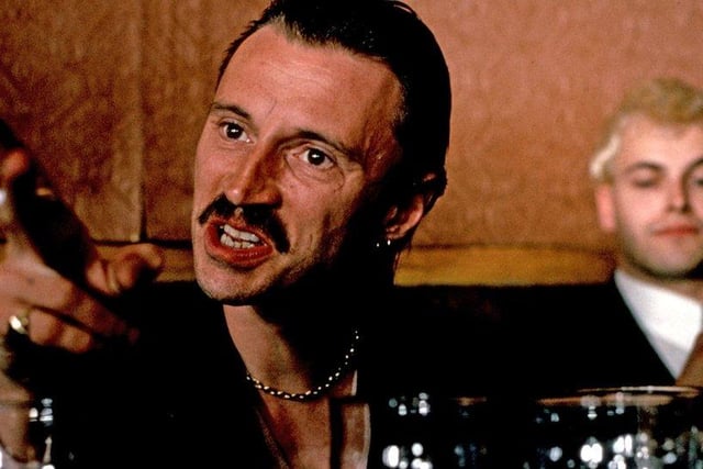 Robert Carlyle, who became involved in drama at the Glasgow Arts Centre at the age of 21, has made a career playing brutally violent characters – and none more memorable than moustachioed psychopath Francis Begbie in Trainspotting. After the film, he had roles in The Full Monty, The World Is Not Enough, Angela's Ashes and The Beach – to name but a few. He has also starred on TV in Hamish Macbeth and Stargate Universe. More recently, the 59-year-old actor played Rumplestiltskin in American fantasy drama Once Upon a Time.