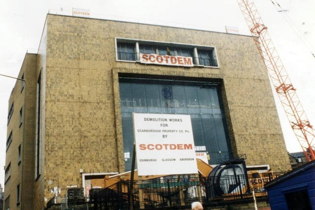 It was goodbye to legendary Tollcross department store Goldbergs, which was demolished in 1996.