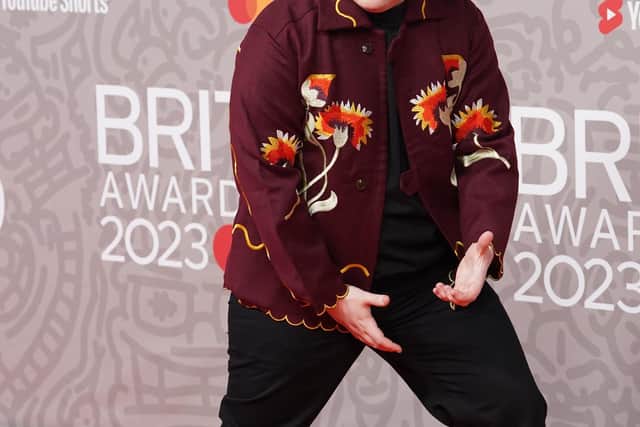 West Lothian's Lewis Capaldi on the red carper at the Brit Awards 2023 at the O2 Arena, London