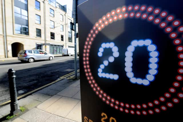 The study found more drivers were complying with the 20mph limits. Picture: Lisa Ferguson