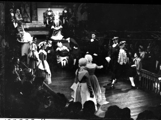 A performance of 'An Edinburgh Fancy', a miscellany of song and dance performed at The Royal High School as part of the Edinburgh Festival in 1962.