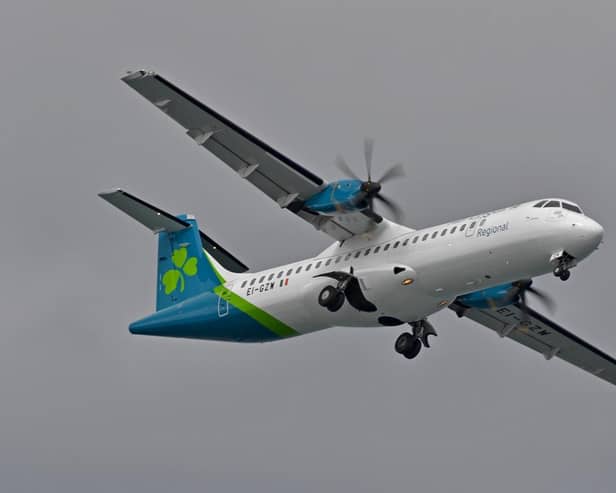 Emerald Airlines will offer eight flights per day from the Edinburgh to Dublin, and four flights per day from the Scottish capital to Belfast. Photo: Emerald Airlines