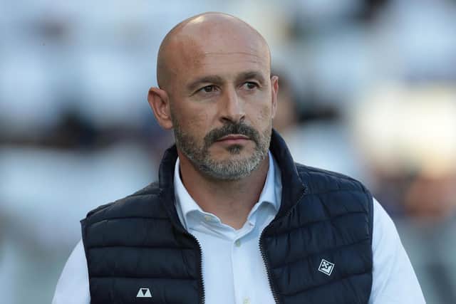 Vincenzo Italiano, a 44-year-old born in Germany to Italian parents, took charge of Fiorentina at the start of last season. Picture: Emilio Andreoli/Getty