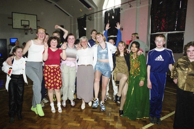 Boogie night at Felsted School's first youth club. It's a scene from May 1999.