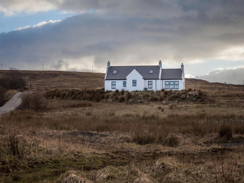 The Isle Skye is one of the best places to find dark skies in Scotland, and Dark Sky Cottage is located in a prime spot in Broadford, 25 miles south of Portree. With stunning views over the sea in one direction, and over mountains in the other, at night you can sit in your garden and marvel at the heavens.