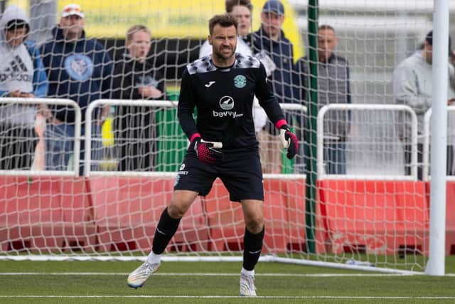 Marshall has increased competition this season but kept a clean sheet during his 45 minutes against Edinburgh City on Saturday. Picture: Craig Williamson/SNS Group