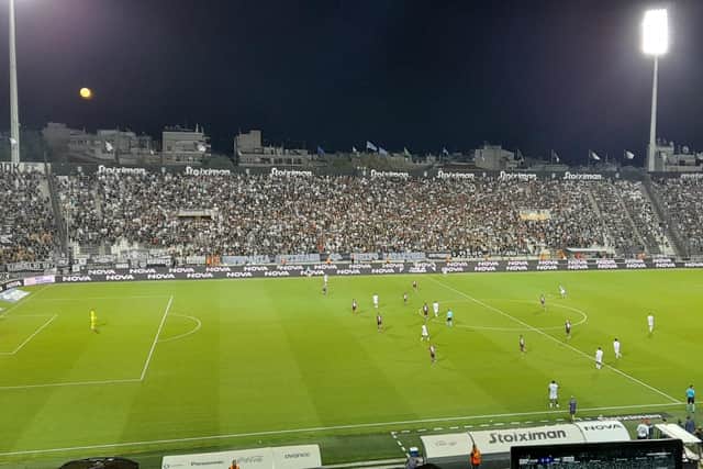PAOK Salonika enjoyed a comfortable win against Hearts in Europa Conference League qualifying.