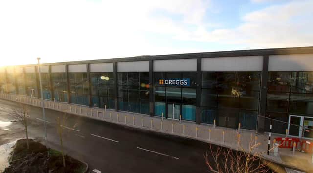 The 25,500 sq ft retail terrace at Straiton Retail Park has reached completion . Photo by Emma Jayne Seddon.