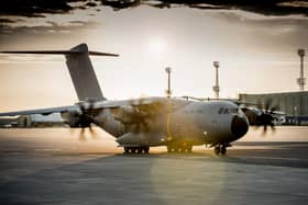 A400M Atlas aircraft - the type of plane that will be seen flying over Edinburgh and other parts of the country today (June 4)