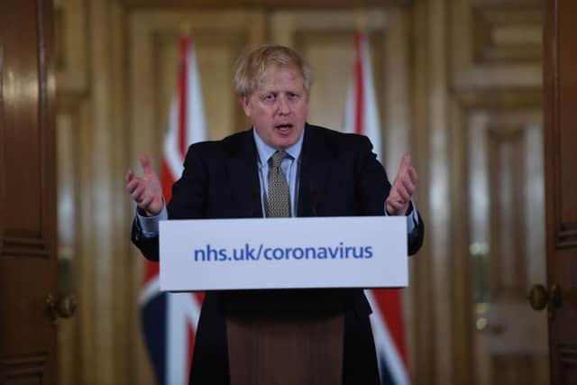 Prime Minister Boris Johnson has been giving daily updates the coronavirus outbreak continues. Picture: Eddie Mulholland/Getty Images