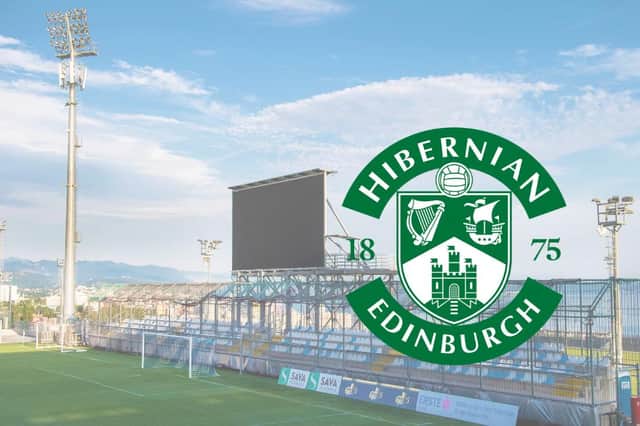Hibs supporters were unhappy after the side's European exit