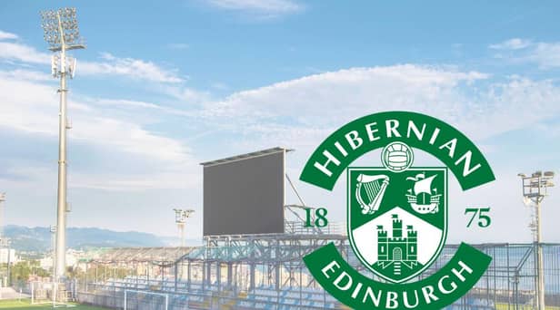 Hibs supporters were unhappy after the side's European exit