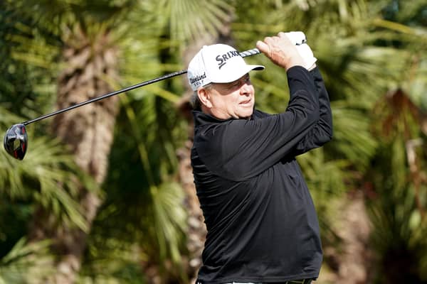 Andrew Oldcorn pictured in action during last year's Farmfoods European Senior Masters hosted by Peter Baker at La Manga Club in Cartagena, Spain. Picture: Phil Inglis/Getty Images.