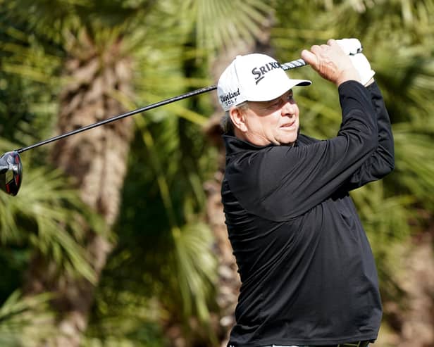 Andrew Oldcorn pictured in action during last year's Farmfoods European Senior Masters hosted by Peter Baker at La Manga Club in Cartagena, Spain. Picture: Phil Inglis/Getty Images.
