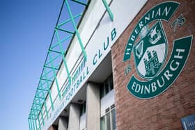 A general view of Hibs' Easter Road stadium