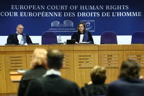 Members of the European Court of Human Rights (ECHR) ruled that government have a duty to protect people from climate change (Photo by Frederick Florin/Getty Images)