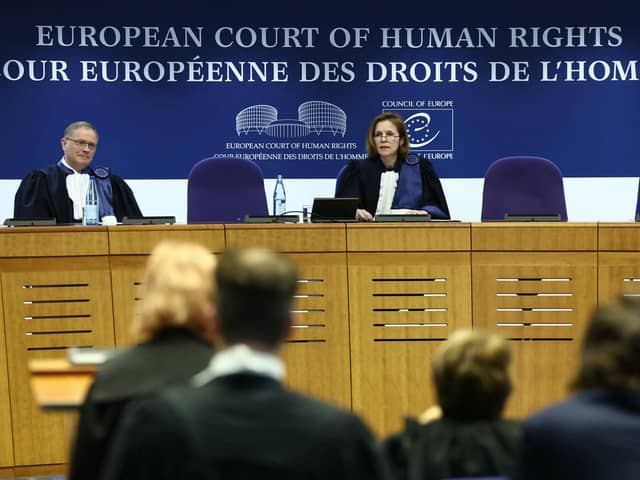 Members of the European Court of Human Rights (ECHR) ruled that government have a duty to protect people from climate change (Photo by Frederick Florin/Getty Images)