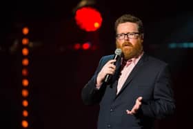 Comedian Frankie Boyle is appearing at the benefit for Raymond Mearns.