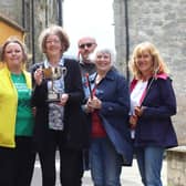 Members of the Bo'ness Community CleanUp Group with their award.