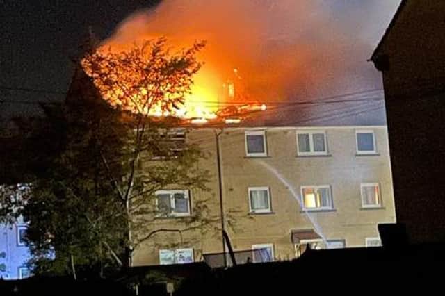Fire in Loanhead early this morning