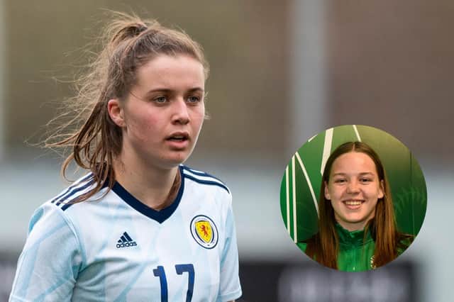 Eilidh Adams and, inset, Rosie Livingstone, have been called into the Scotland U19s squad
