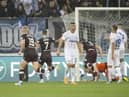 Lawrence Shankland scored from the spot tp put Hearts in front