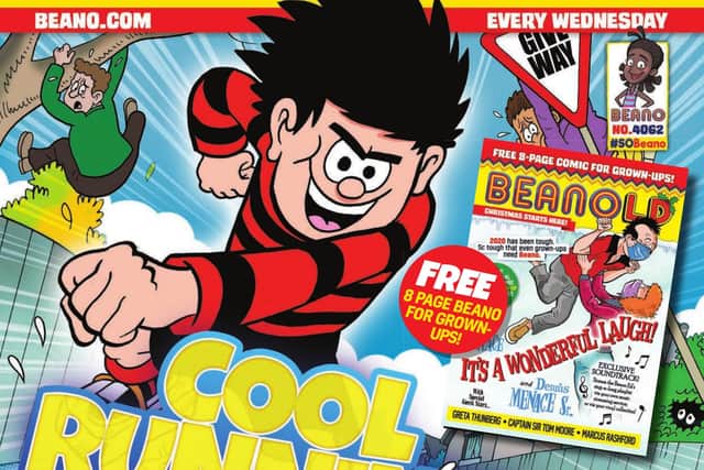 A special pull-out edition of the Beano has been created for adults to mark the momentous events of 2020.