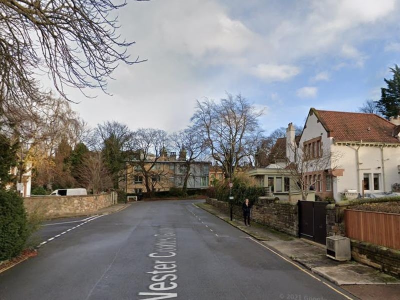 Wester Coates Gardens is next with the average house price of £1,327,000.