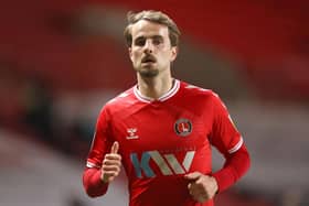 Andrew Shinnie of Charlton Athletic looks on during the Sky Bet League One match between Charlton Athletic and Burton Albion. (Photo by James Chance/Getty Images)