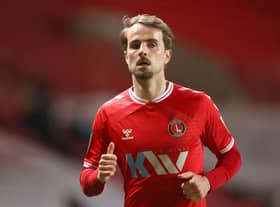 Andrew Shinnie of Charlton Athletic looks on during the Sky Bet League One match between Charlton Athletic and Burton Albion. (Photo by James Chance/Getty Images)
