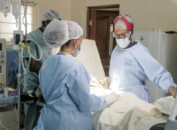 The Kids Operating Room of Dr Neema Kaseje and the surgical team at Kakuma.